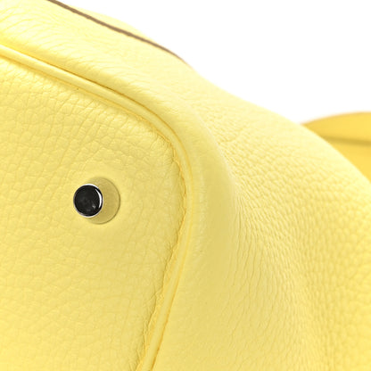 Hermes Taurillon Clemence Picotin Lock 22 MM Lime 10 of 12