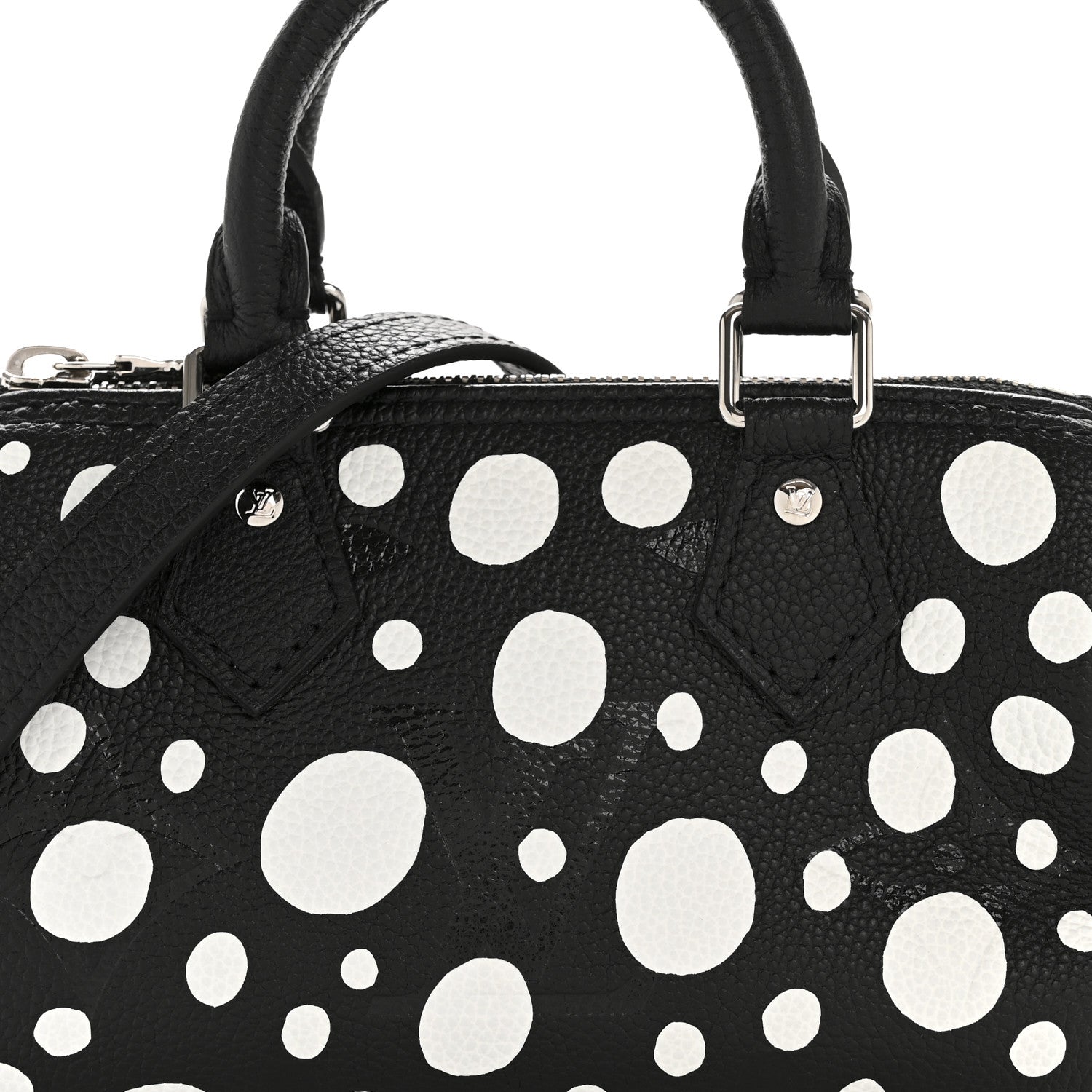 Louis Vuitton LV X YK Empreinte Infinity Dots Nano Speedy Bandouliere Black White 8 of 11