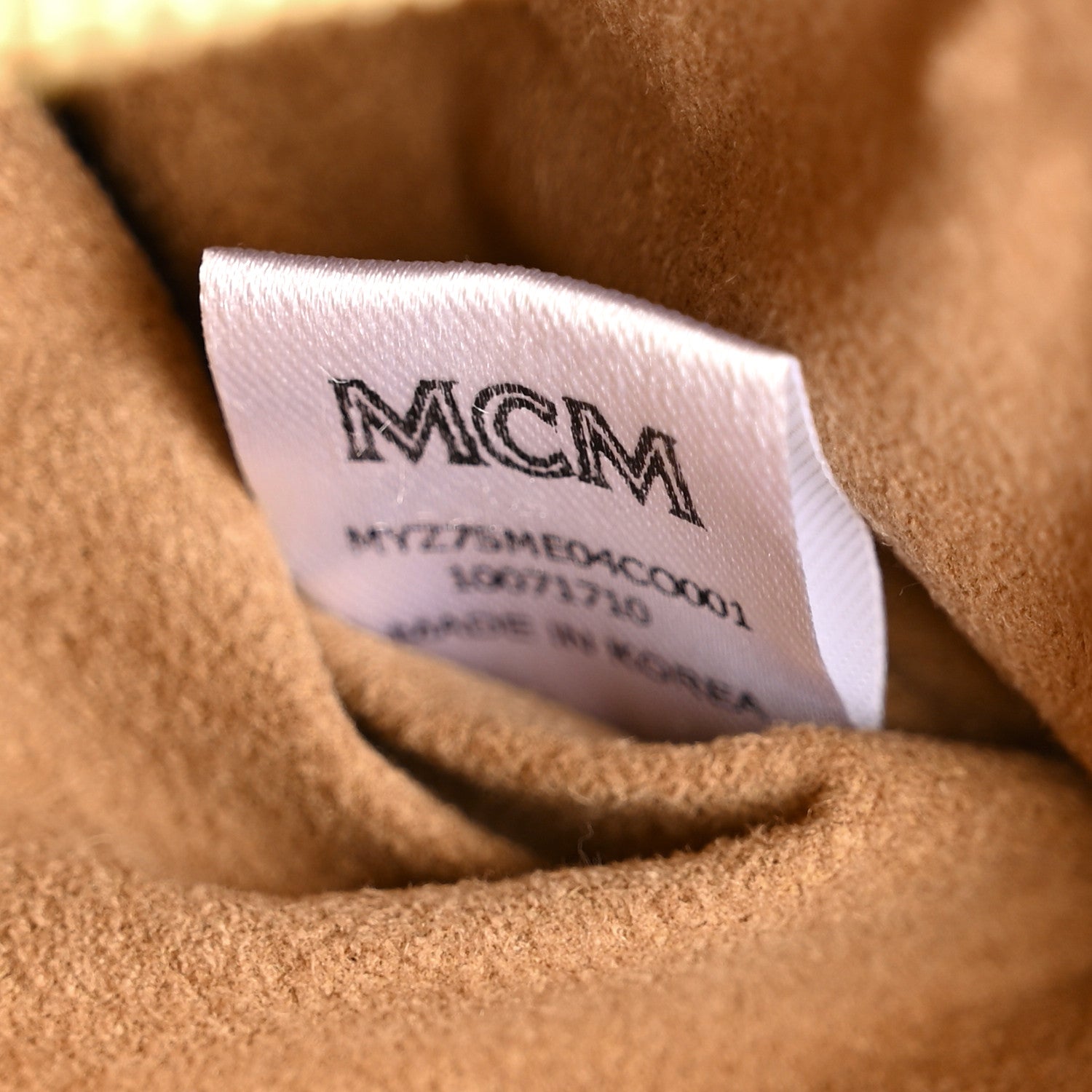 MCM Visetos Small Millie Crossbody Bag Cognac 7 of 11