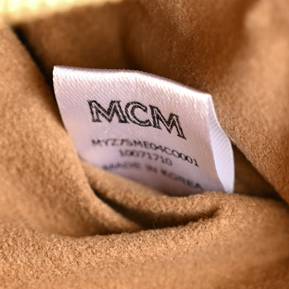 MCM Visetos Small Millie Crossbody Bag Cognac 7 of 11