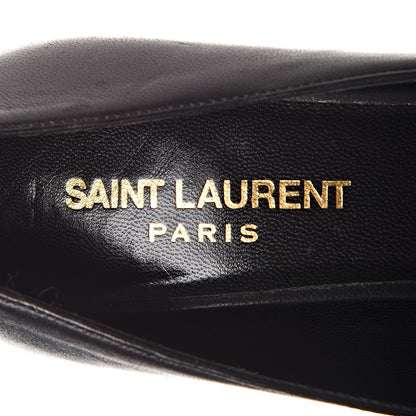 Saint Laurent Leather Classic Paris 80 Cap Toe Escarpin Pumps 34.5 Black 11 of 22