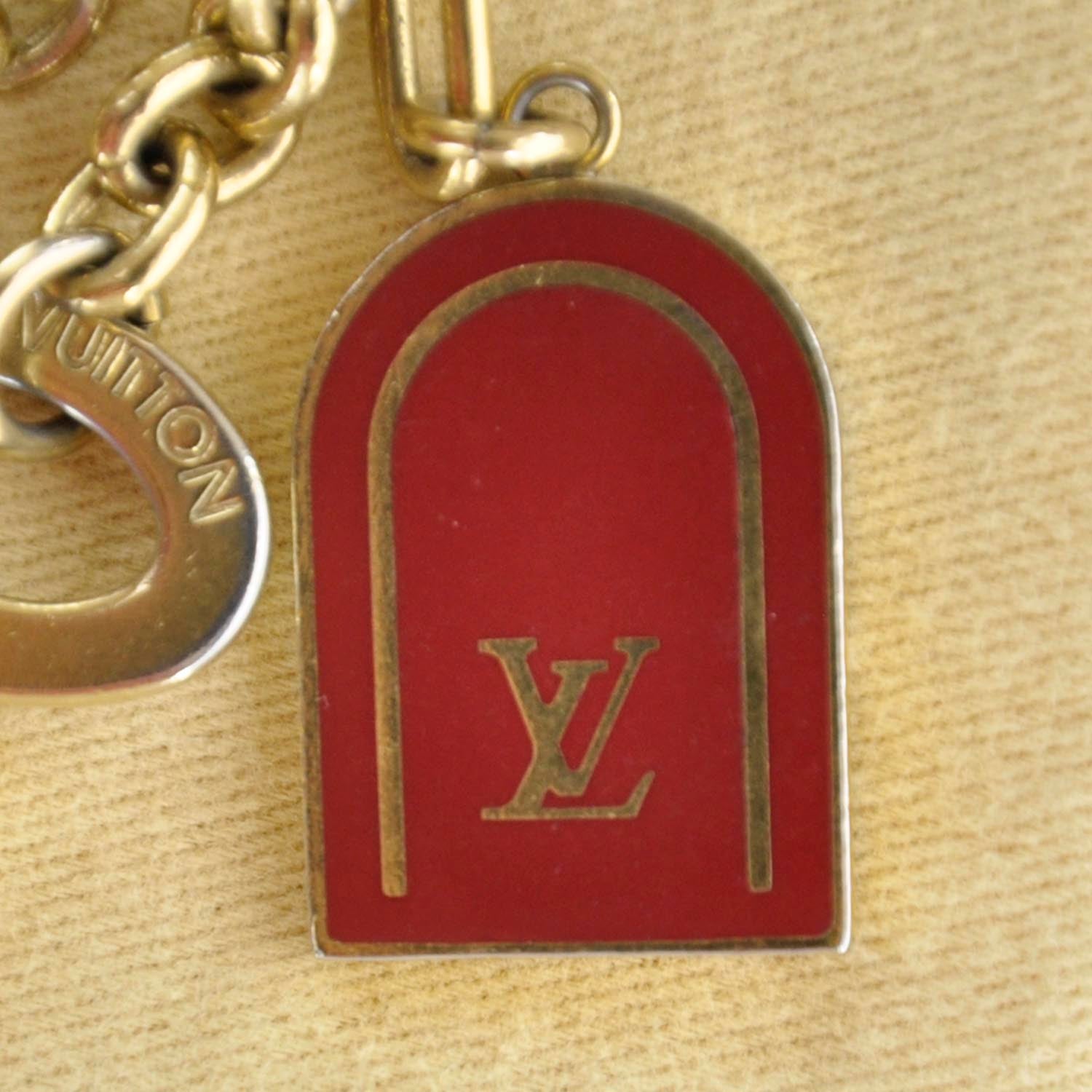 Louis Vuitton PTE Cles Cadenas Key Holder Red 6 of 6