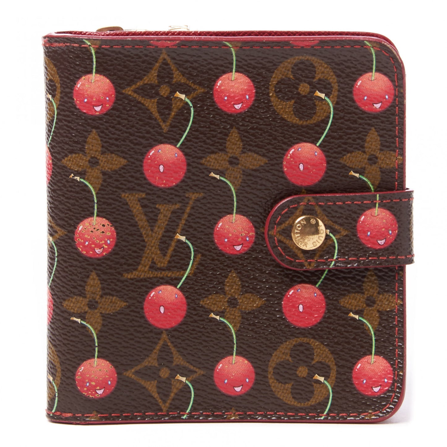 Monogram Cerises Compact Zippe Wallet
