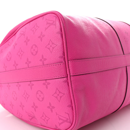 Louis Vuitton Taigarama Keepall Bandouliere 50 Fuchsia 7 of 8