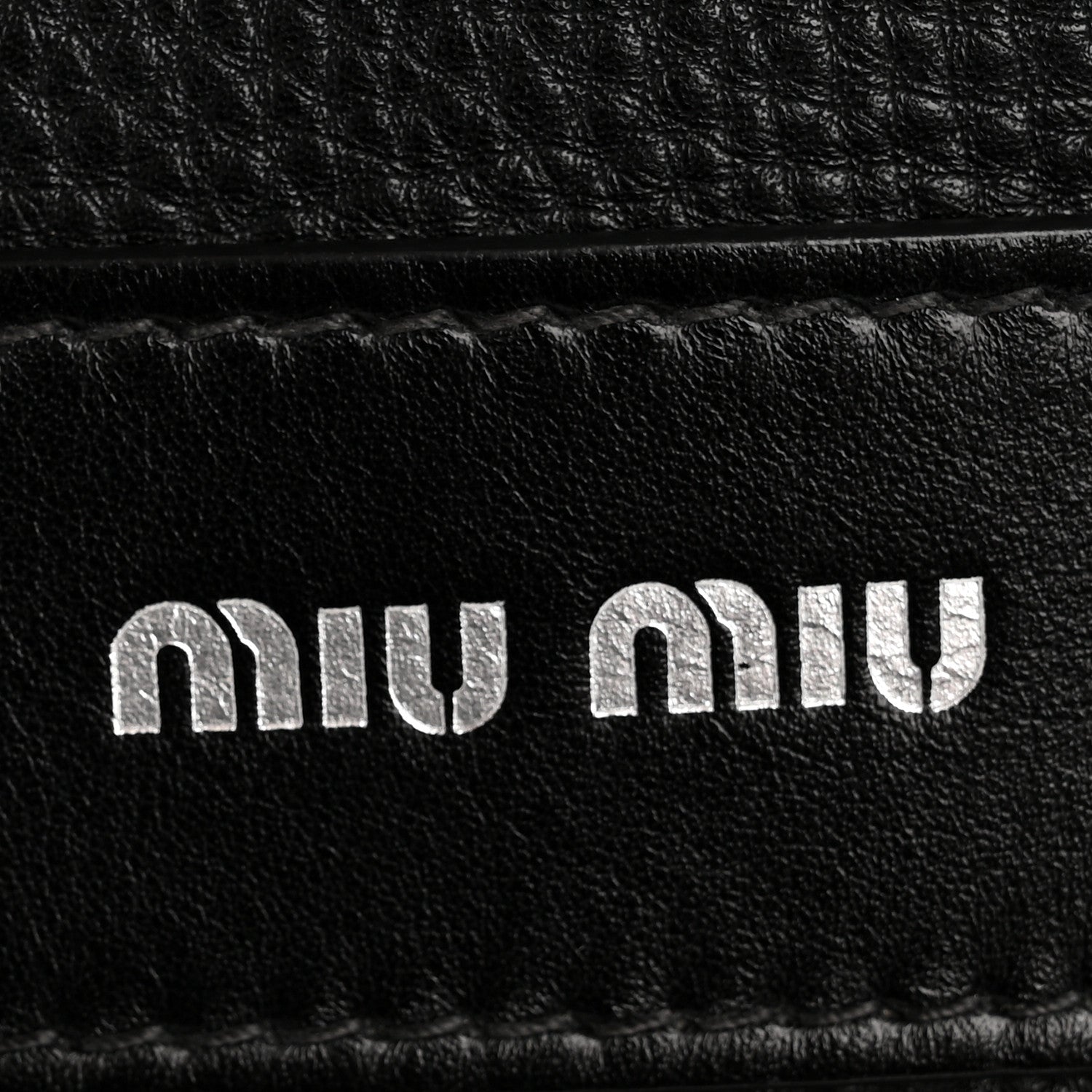 Miu Miu Vitello Daino Tote Black 7 of 15