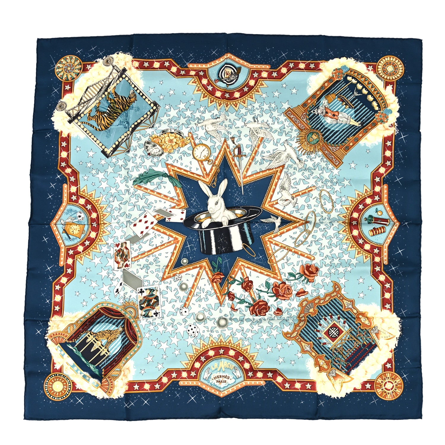 Hermes Silk La Magie Scarf 90 1750616 – FASHIONPHILE