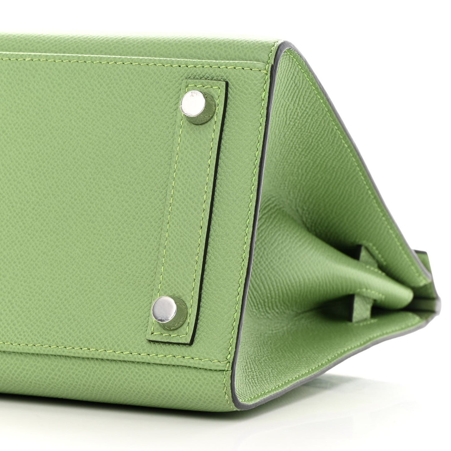 Epsom Birkin Sellier 25 Vert Criquet