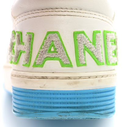 Chanel Calfskin Womens Logo Sneakers 35.5 Multicolor 11 of 11