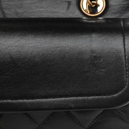 Chanel Lambskin Quilted Small Double Flap Black 13 of 15