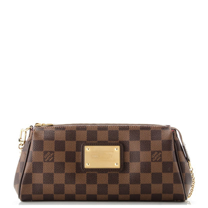 Louis Vuitton Damier Ebene Eva Clutch 1 of 7