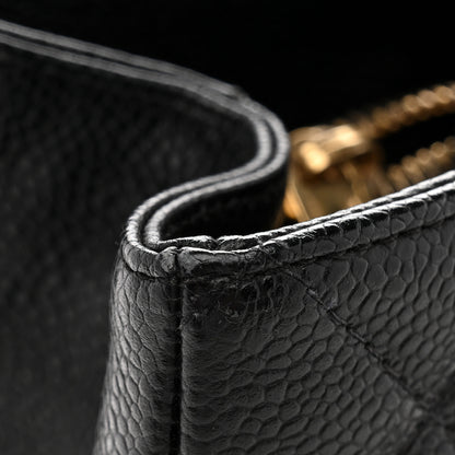 Chanel Caviar Quilted Grand Shopping Tote GST Black 12 of 14