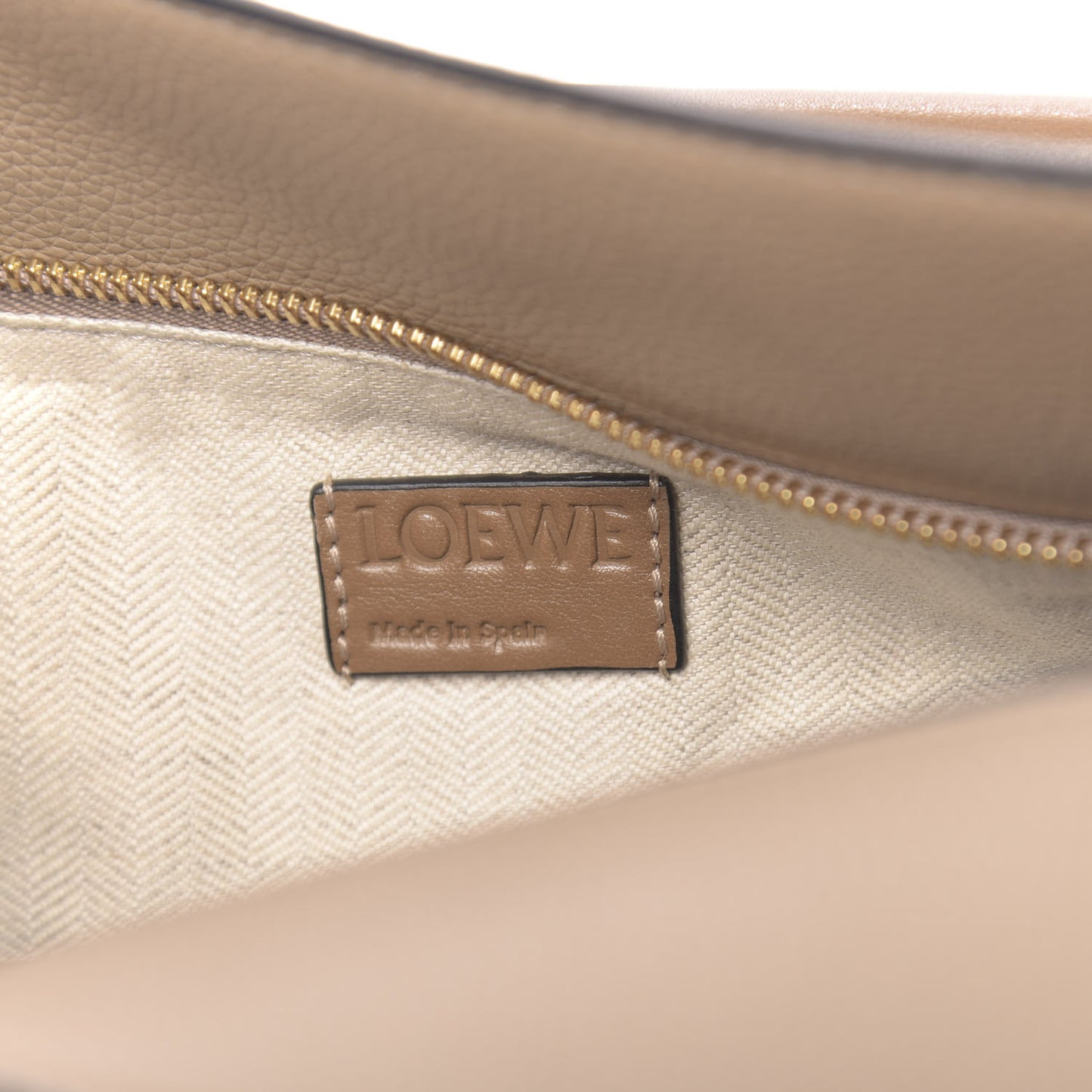 Calfskin Medium Puzzle Bag Sand Mink