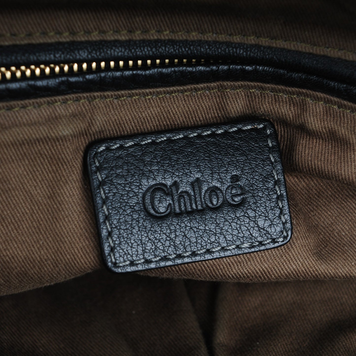 Calfskin Large Marcie Satchel Black