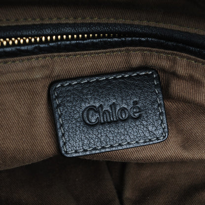 Chloe Calfskin Large Marcie Satchel Black 6 of 7