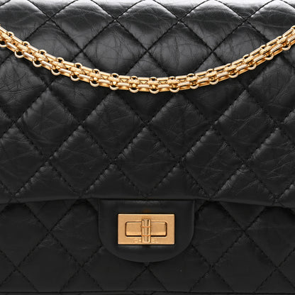 Chanel Aged Calfskin Quilted 2.55 Reissue 226 Flap Black 7 of 11