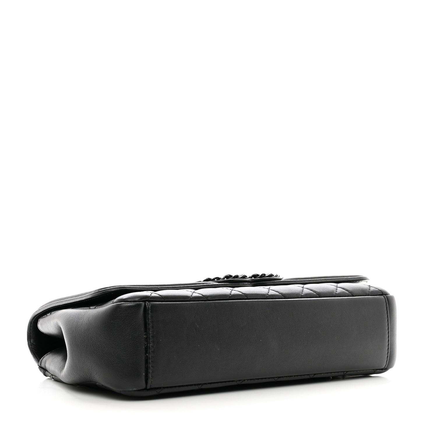 Lambskin Quilted Medium CC Filigree Flap Black