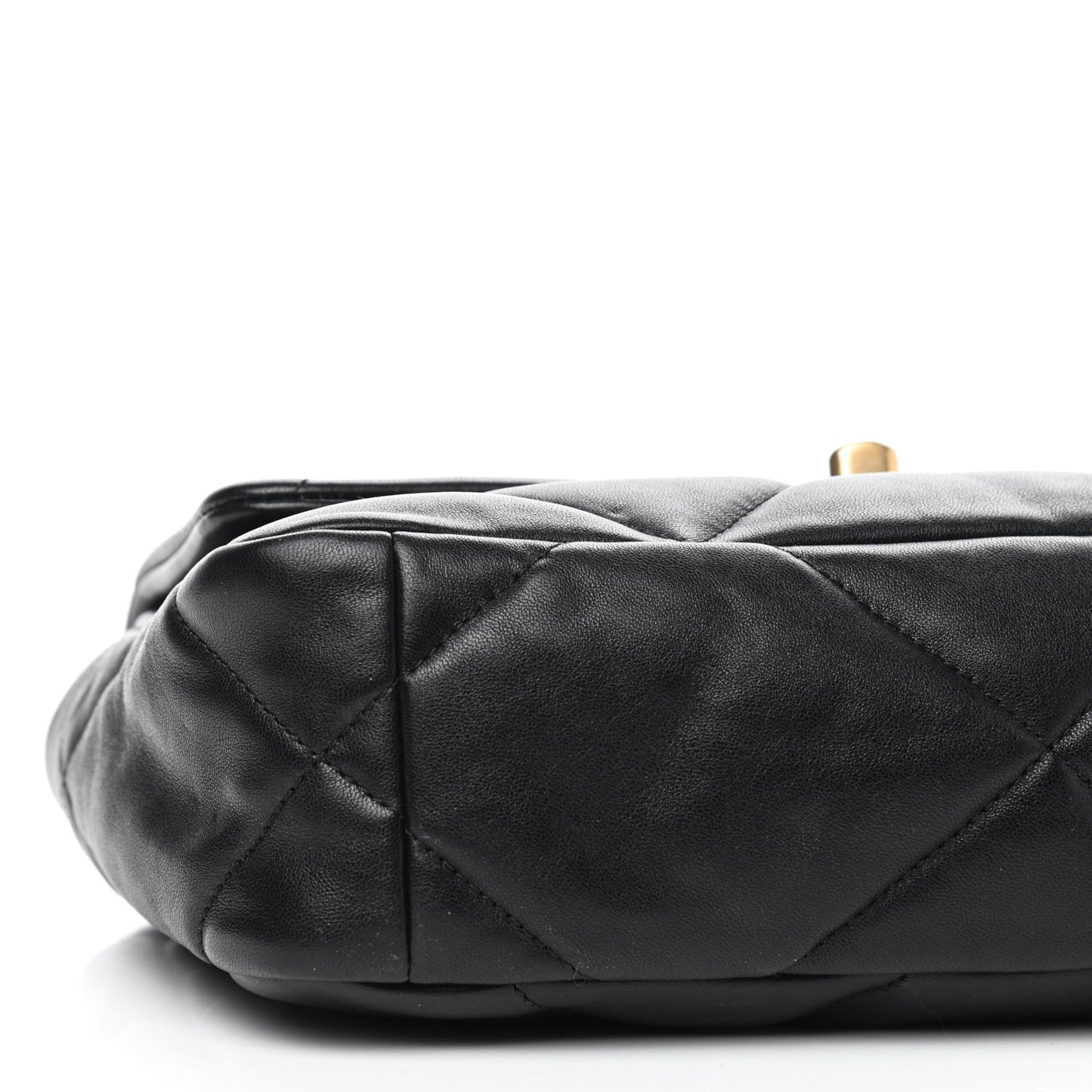 Lambskin Quilted Medium Chanel 19 Flap Black