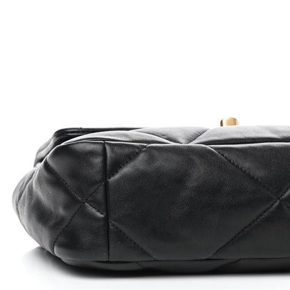 Chanel Lambskin Quilted Medium Chanel 19 Flap Black 6 of 9