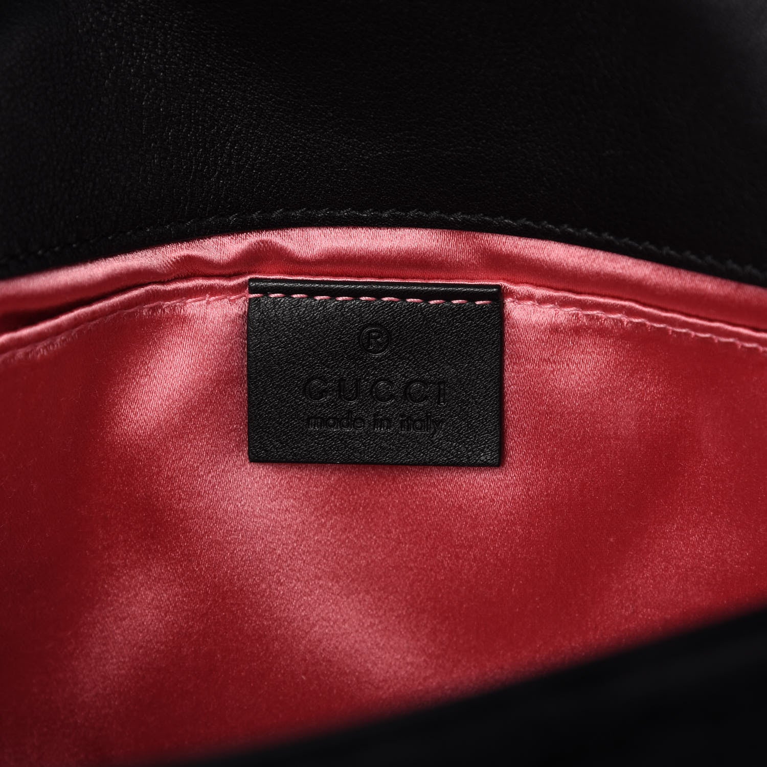 Gucci Velvet Matelasse Mini GG Marmont Shoulder Bag Black 8 of 11