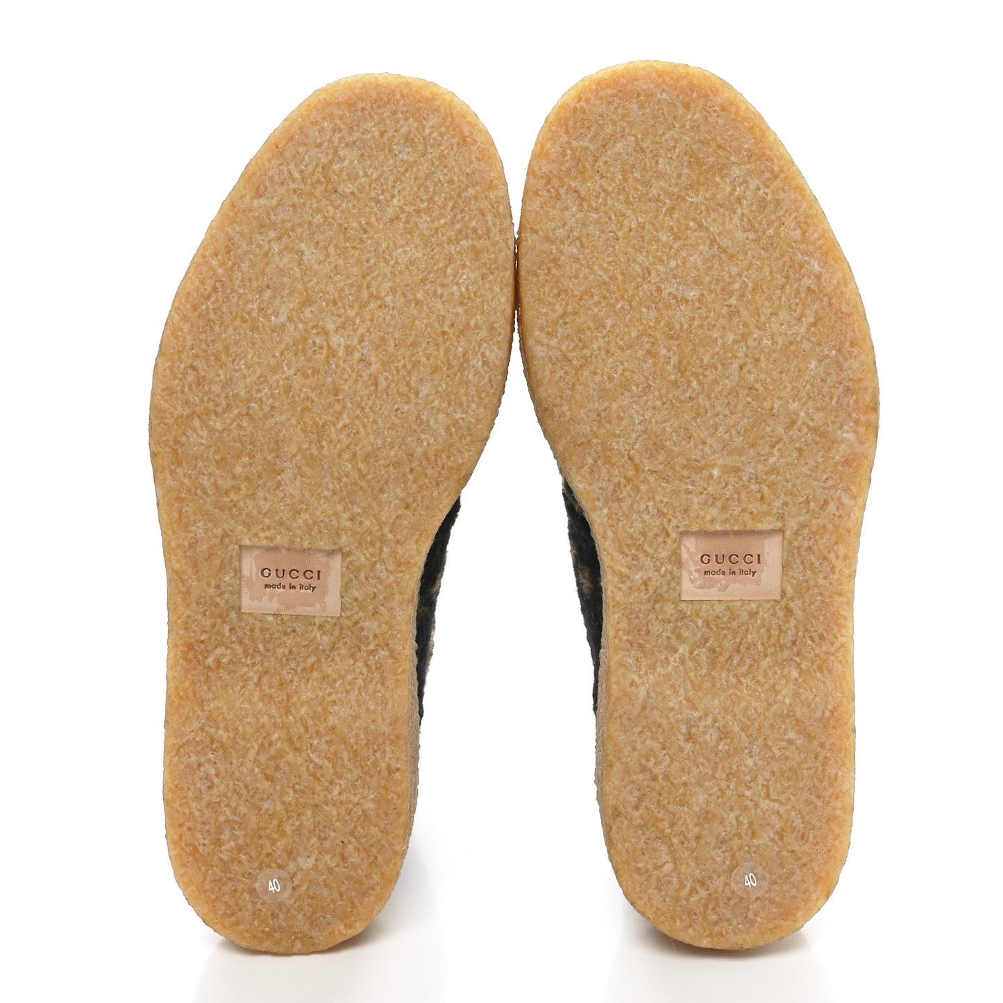 Faux Shearling Hooper GG Womens Ankle Boots 40 Black Natural Tan