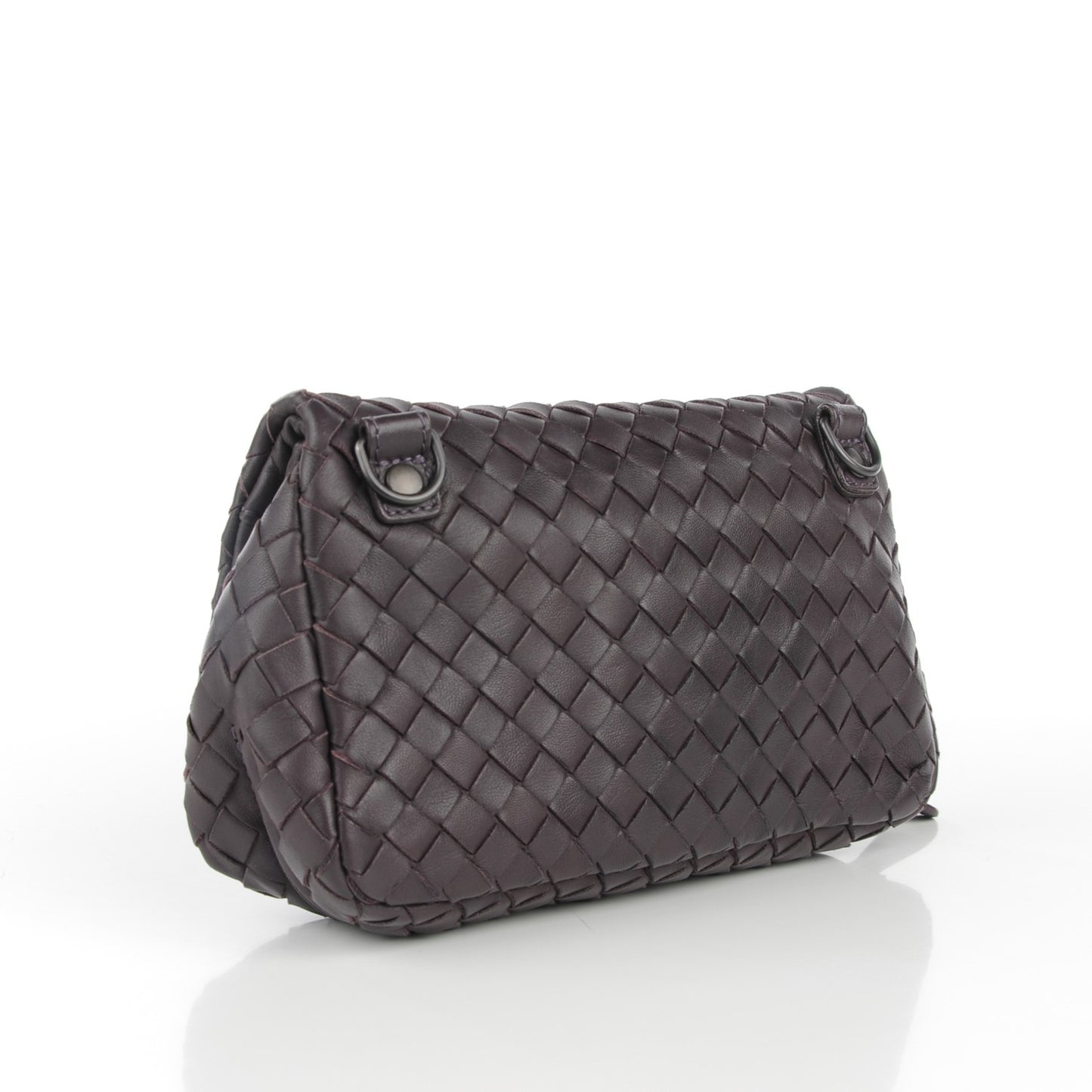 Nappa Intrecciato Messenger Bag Quetsche