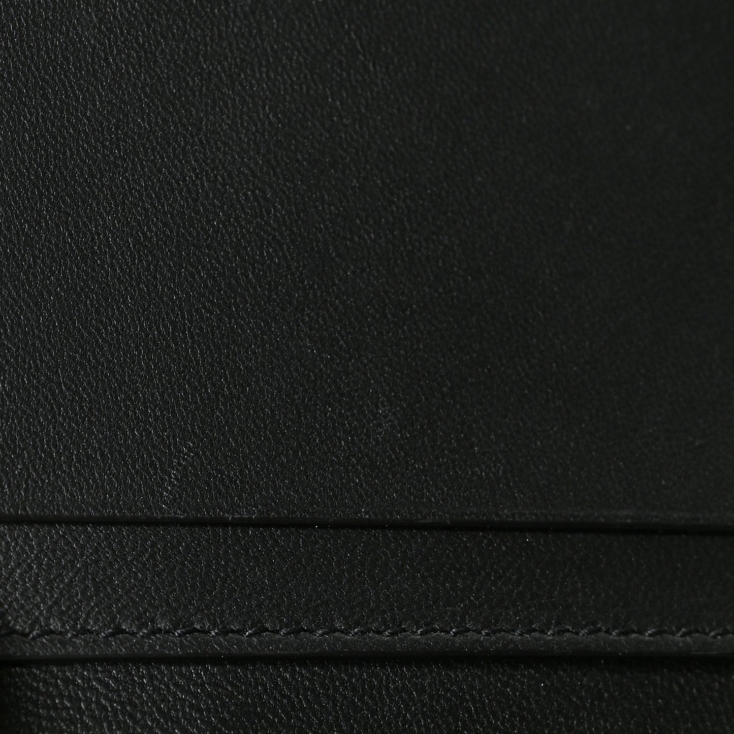 Calfskin Crocodile Embossed Monogram Credit Card Wallet Black
