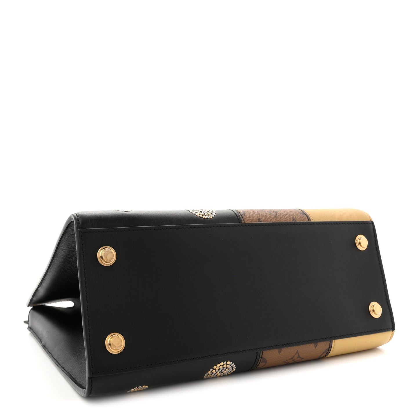 Reverse Monogram Studded Night Lights City Steamer MM