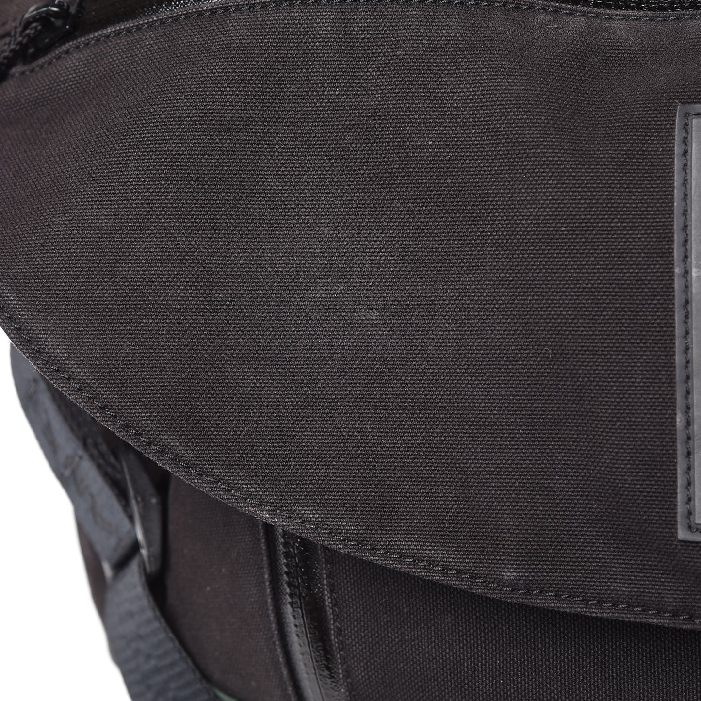 Canvas Nylon Sport Messenger Black
