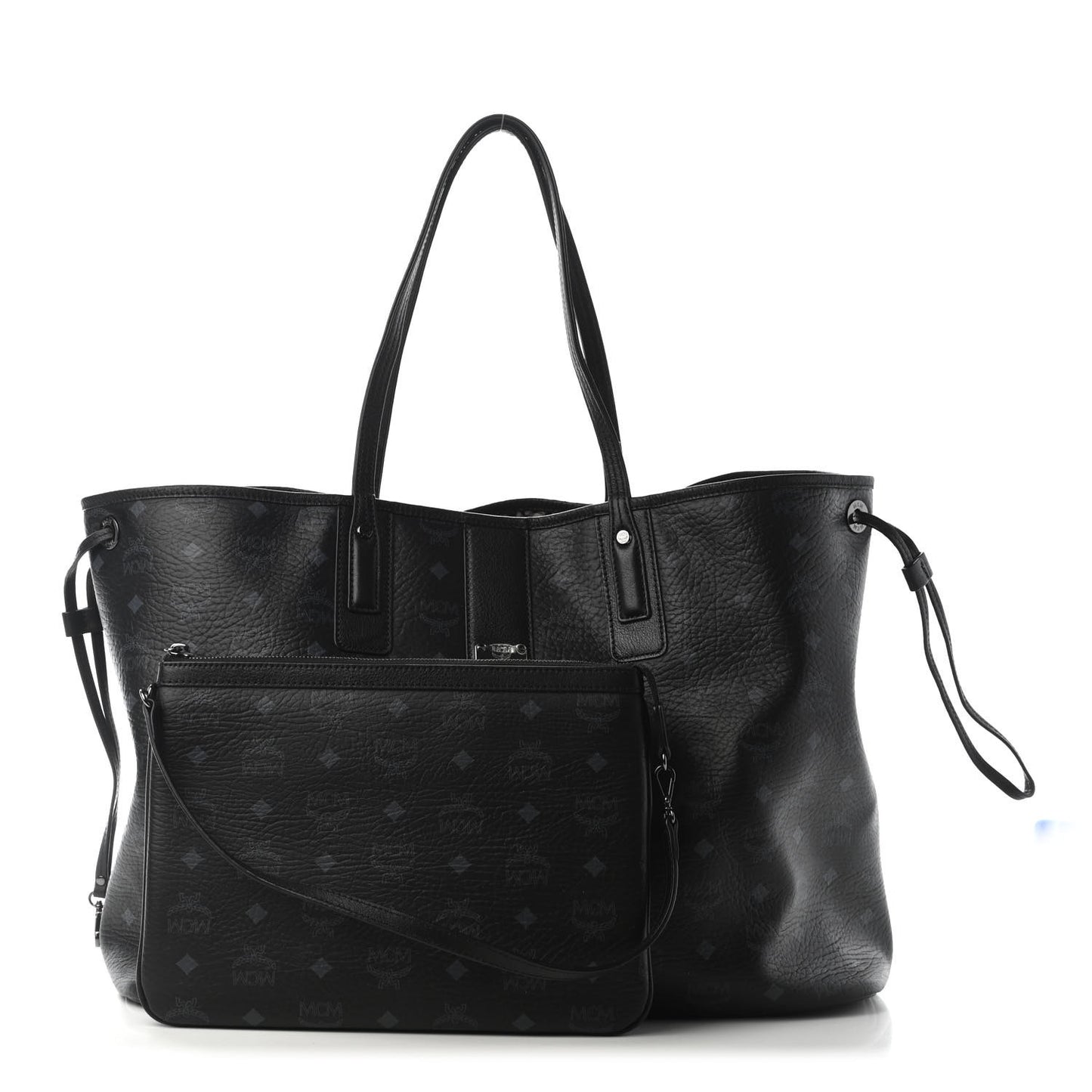 Visetos Large Liz Reversible Shopper Tote Black