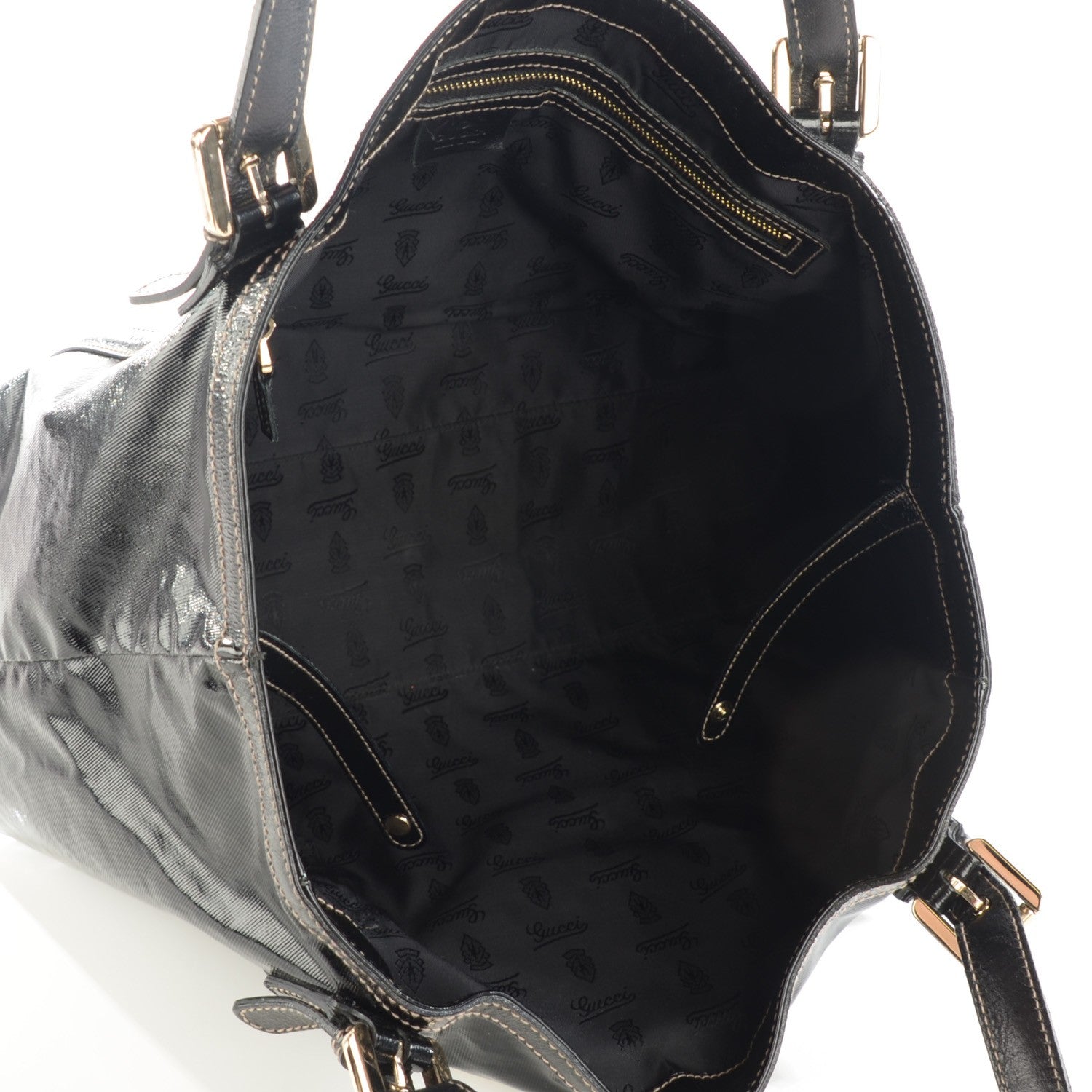 Gucci Dialux Medium Britt Tote Black 5 of 7
