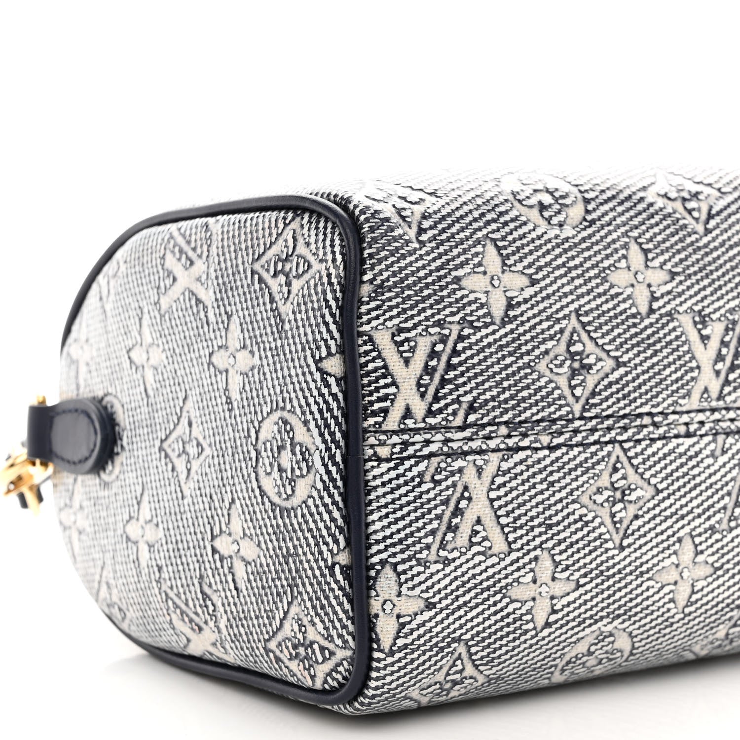Louis Vuitton Monoglam Speedy Bandouliere 20 Blue 8 of 10