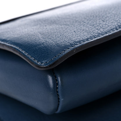 Chloe Goatskin Small Faye Shoulder Bag Denim Blue 9 of 20