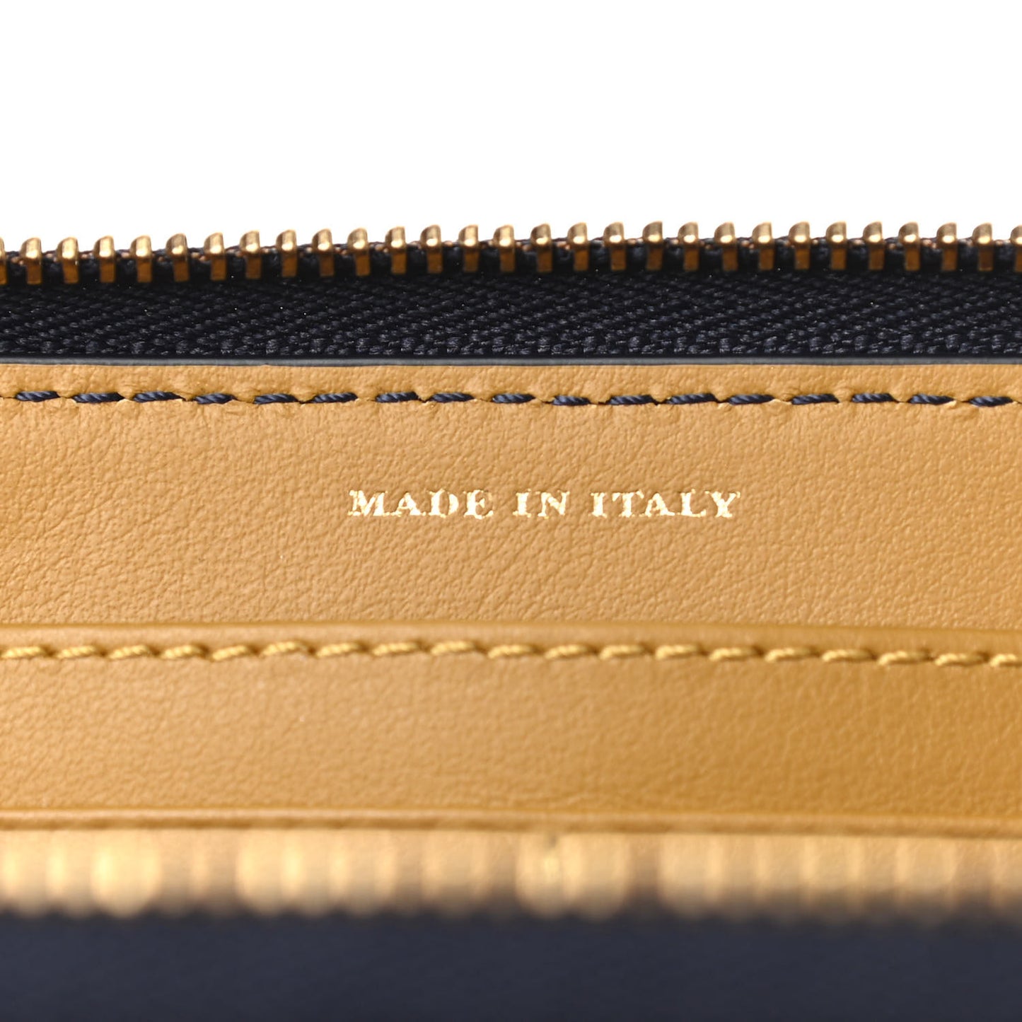 Trench Calfskin Elmore Zip Around Wallet Ink Ochre
