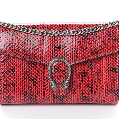 Gucci Elaphe Radiata Mini Dionysus Chain Wallet Hibiscus Red 6 of 8