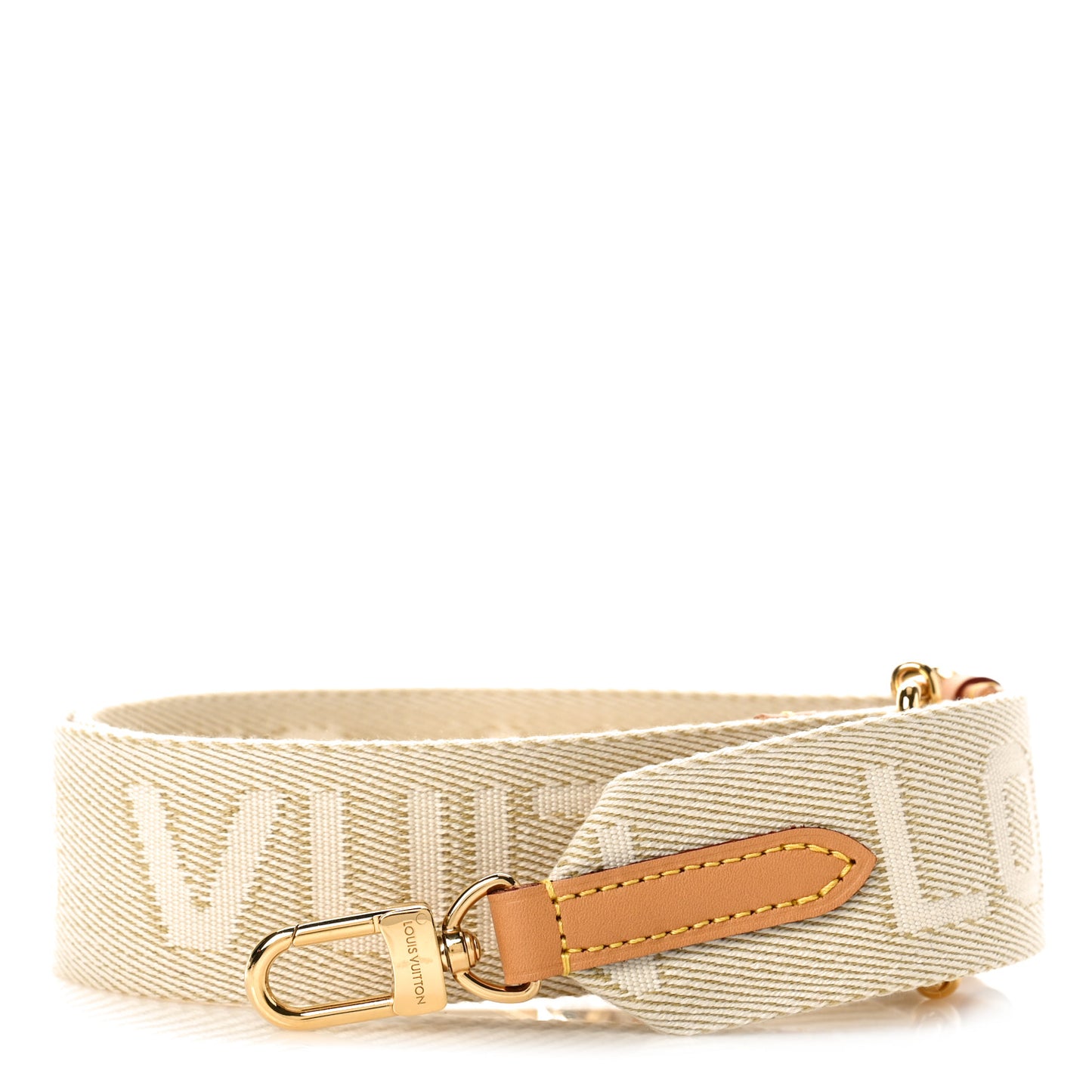 Jacquard High Rise Shoulder Strap Beige