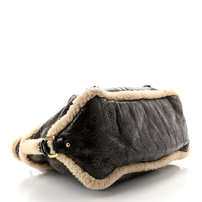 Louis Vuitton Patent Monogram Shearling Sac Thunder 3 of 10