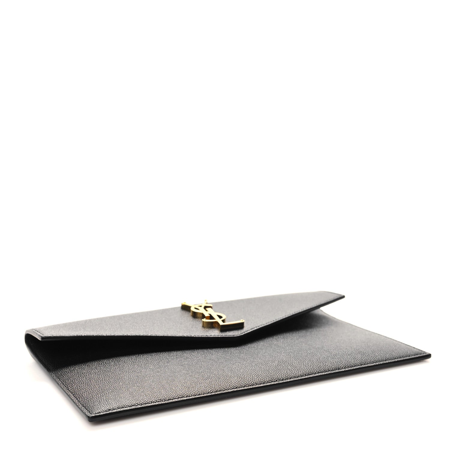 Saint Laurent Grain De Poudre Uptown Pouch Black 4 of 7