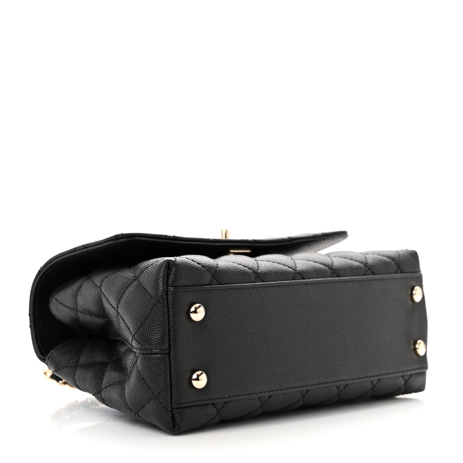 Chanel Caviar Quilted Mini Coco Handle Flap Black 4 of 11