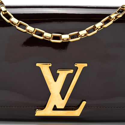 Louis Vuitton Patent Chain Louise GM Amarante 7 of 9