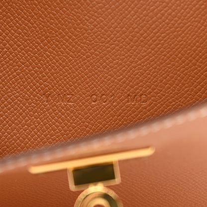 Hermes Epsom Kelly Pocket Compact Wallet Gold 8 of 9