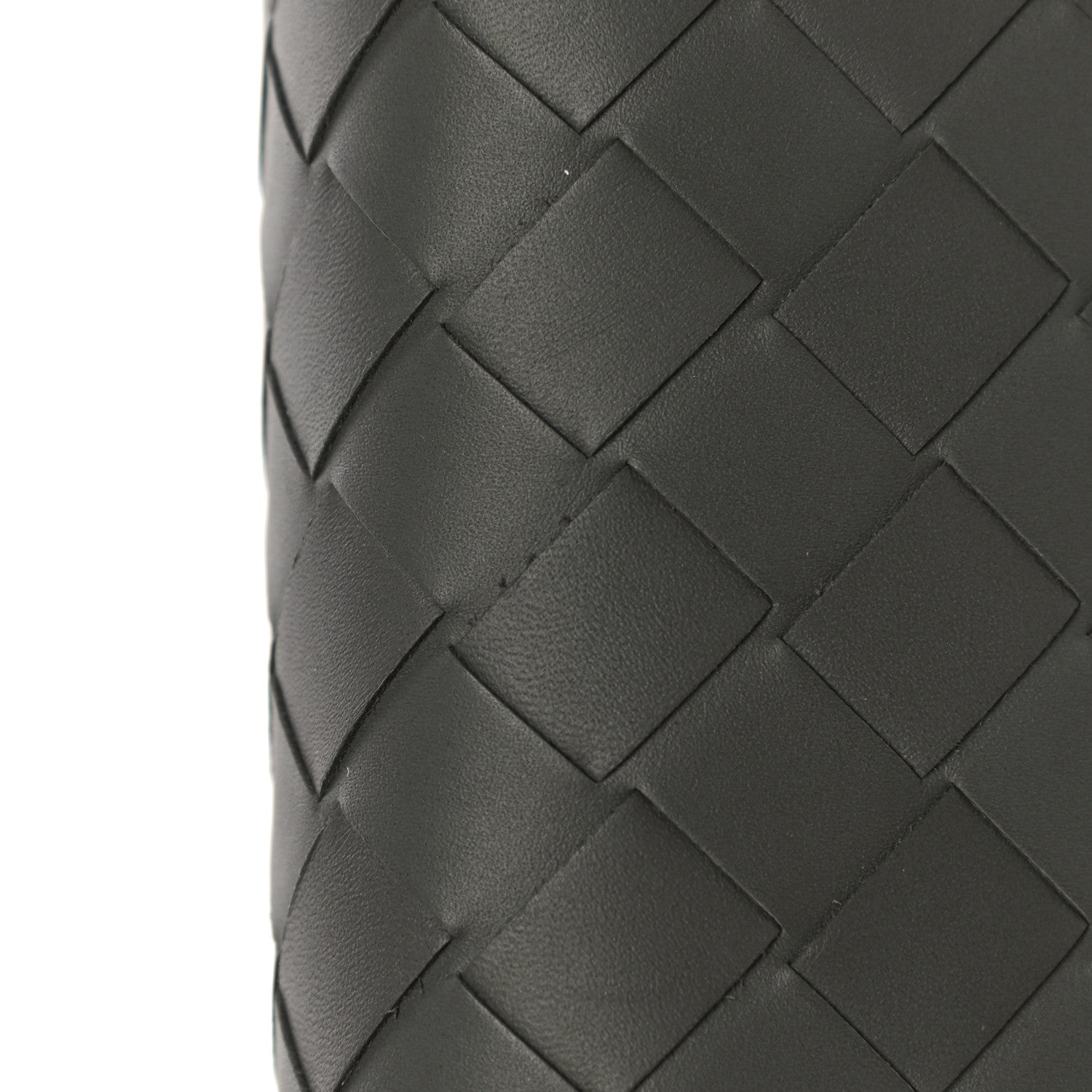 Bottega Veneta Nappa Maxi Intreccio Wristlet Pouch Graphite 13 of 18
