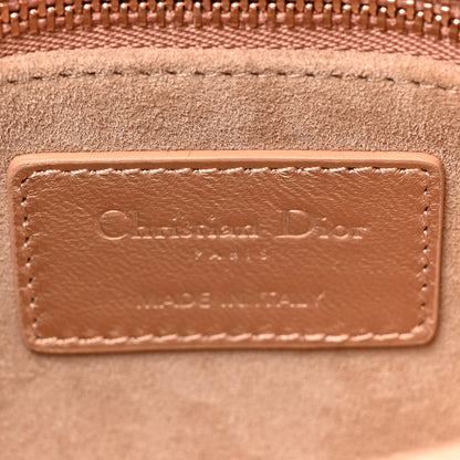 Christian Dior Iridescent Metallic Lambskin Cannage Mini Lady Dior Pink 6 of 12