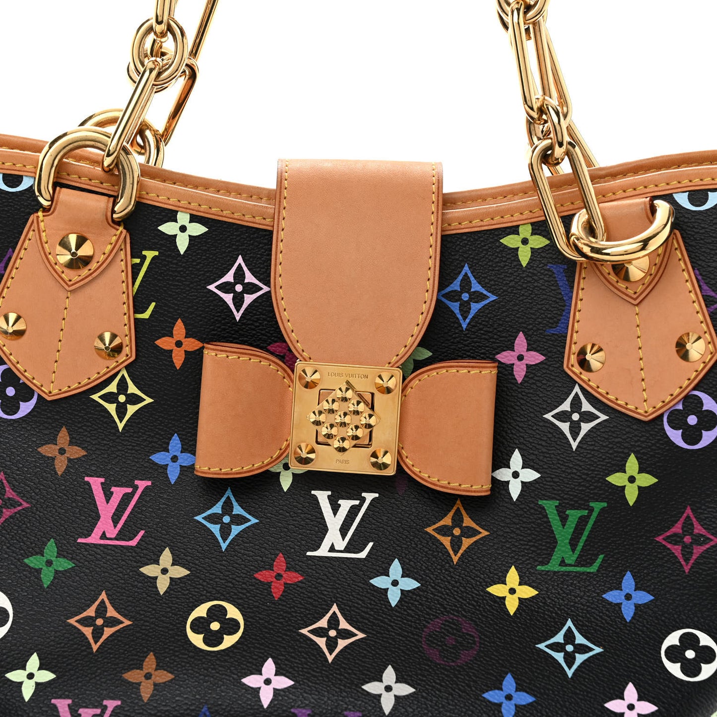Monogram Multicolor Annie MM Black