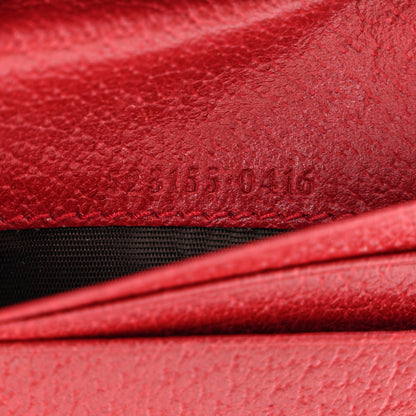 Gucci GG Supreme Monogram Flora Web Ophidia Card Case Red 8 of 12