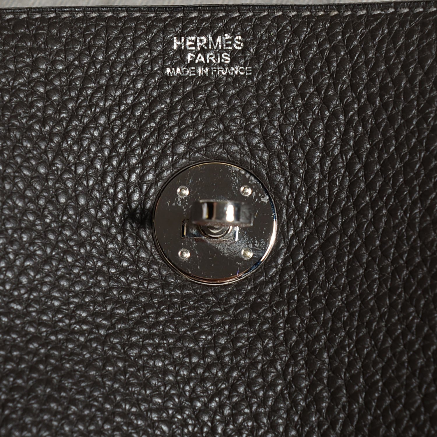 Hermes Taurillon Clemence Lindy 34 Graphite 14 of 16