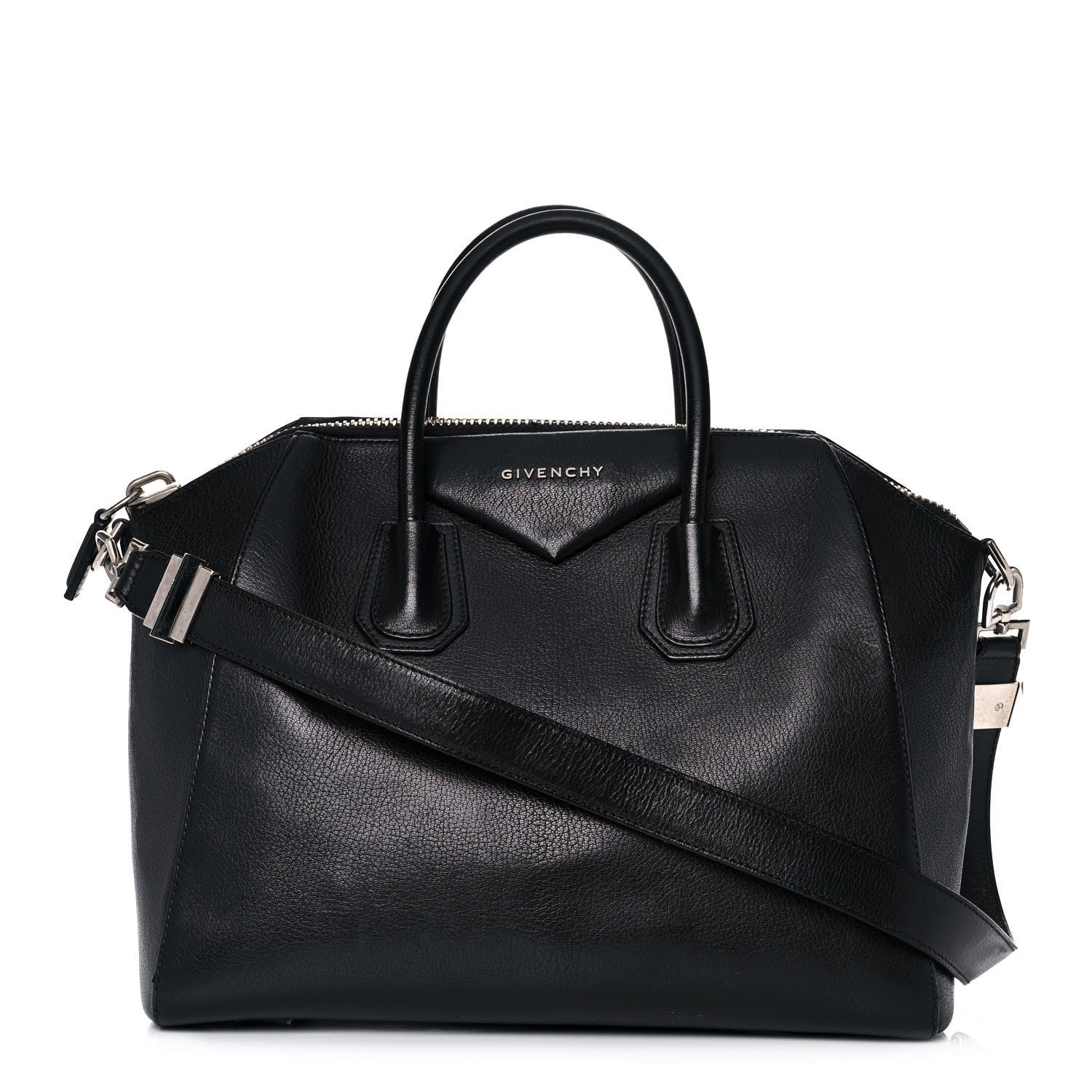 Givenchy Sugar Goatskin Medium Antigona Black 1 of 18