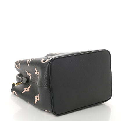 Louis Vuitton Empreinte Monogram Giant Neonoe MM Black Beige 4 of 9