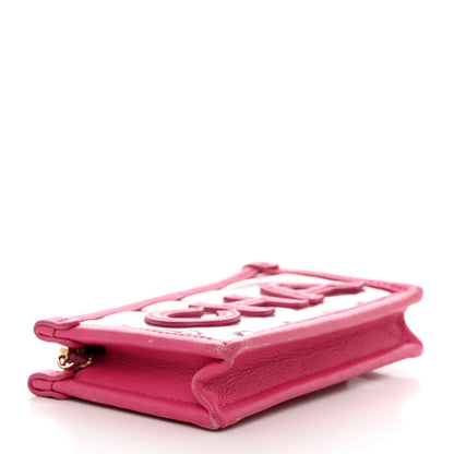 Chanel Tweed PVC Lambskin Key Pouch Pink 4 of 9