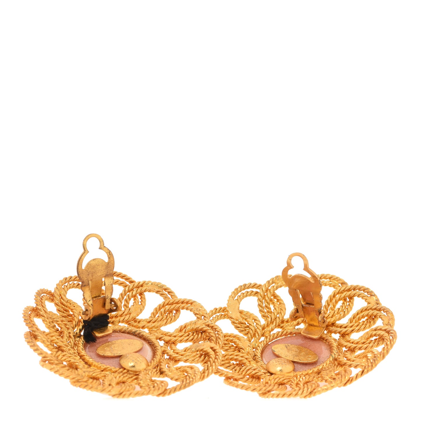 Pearl Clip On Earrings Gold