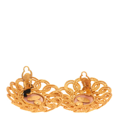 Chanel Pearl Clip On Earrings Gold 3 of 4